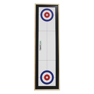 YardGames Curling and Shuffleboard Tabletop Game Set, Multicolored (CURLING-001)