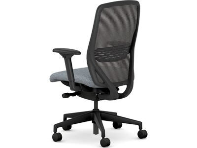 HON Nucleus Fabric/Mesh Swivel Task Chair, Basalt/Black (HNR1KD.Y2.STC.A.H.IM.APX25.BL.SB.T)