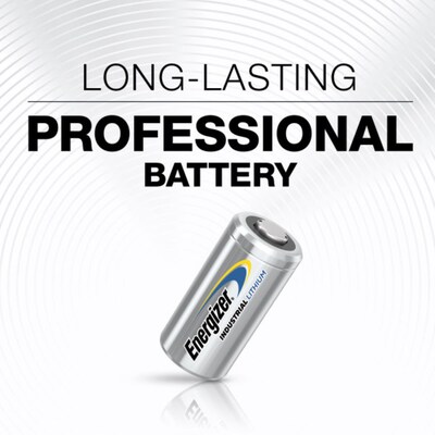 Energizer Industrial 123 Lithium Batteries, 12/Pack (ELN123-12)