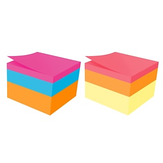 Post-it 20513PK - Mini Cubes, 2 x 2, Assorted Ultra Colors, 3 400-Sheet  Pads/Pack