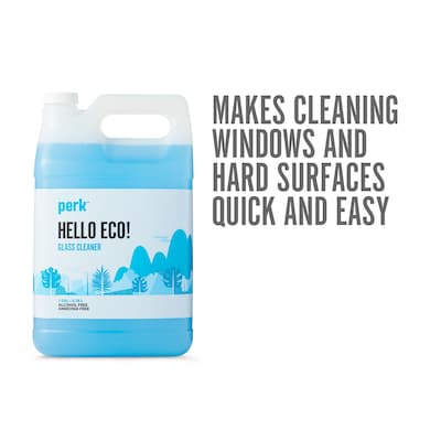 Perk Eco Glass Cleaner Refill, Ready To Use, 1 Gallon (PK611001-A)
