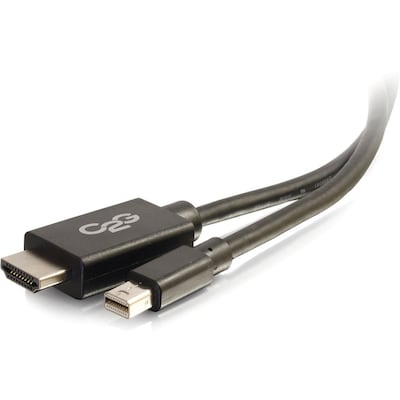 C2G 10 ft. Mini DisplayPort to HDMI Adapter Cable, Black (54422)