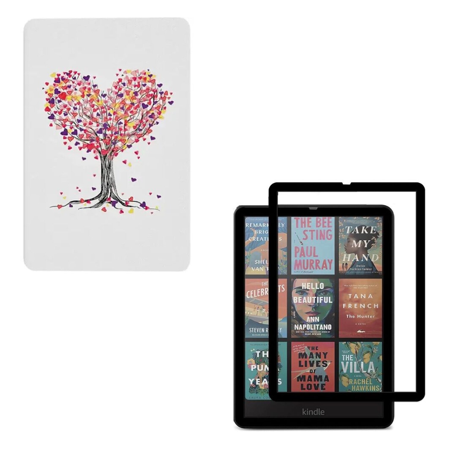 SaharaCase Venture TPU 7 Folio Case & Screen Protector for Kindle Paperwhite & Colorsoft, White (TB00443-ZD-T69)