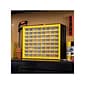 Iris 64-Drawer Desktop Storage Cabinet, Black/Yellow (500177)