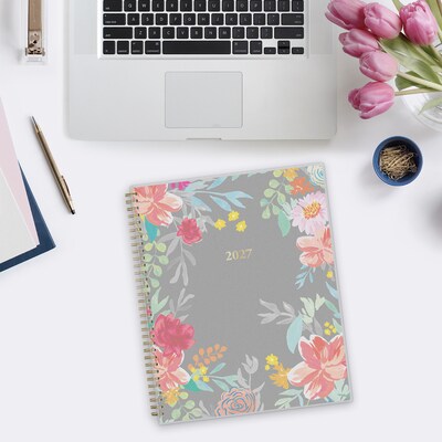 2027 Blue Sky Sophie 8.5" x 11" Calendar Year Weekly & Monthly Planner, Plastic Cover (140087-27)