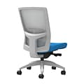 Union & Scale Workplace2.0™ Fabric Task Chair, Cobalt, Adjustable Lumbar, Armless, Advanced Synchro-