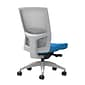 Union & Scale Workplace2.0™ Fabric Task Chair, Cobalt, Adjustable Lumbar, Armless, Advanced Synchro-Tilt Seat Control (53561)