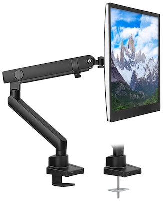 Mount-lt! Adjustable Monitor Mount, Up to 32", Black (MI-2671)