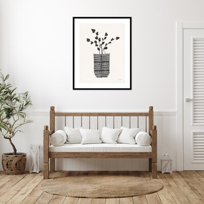 Amanti Art Shadow Vessel I by Courtney Prahl Wood Framed Wall Art Print, 33 x 41 (A42676882200)