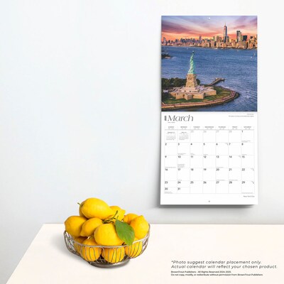 2025 BrownTrout New York City 12" x 12" Monthly Square Wall Calendar (9781975477462)
