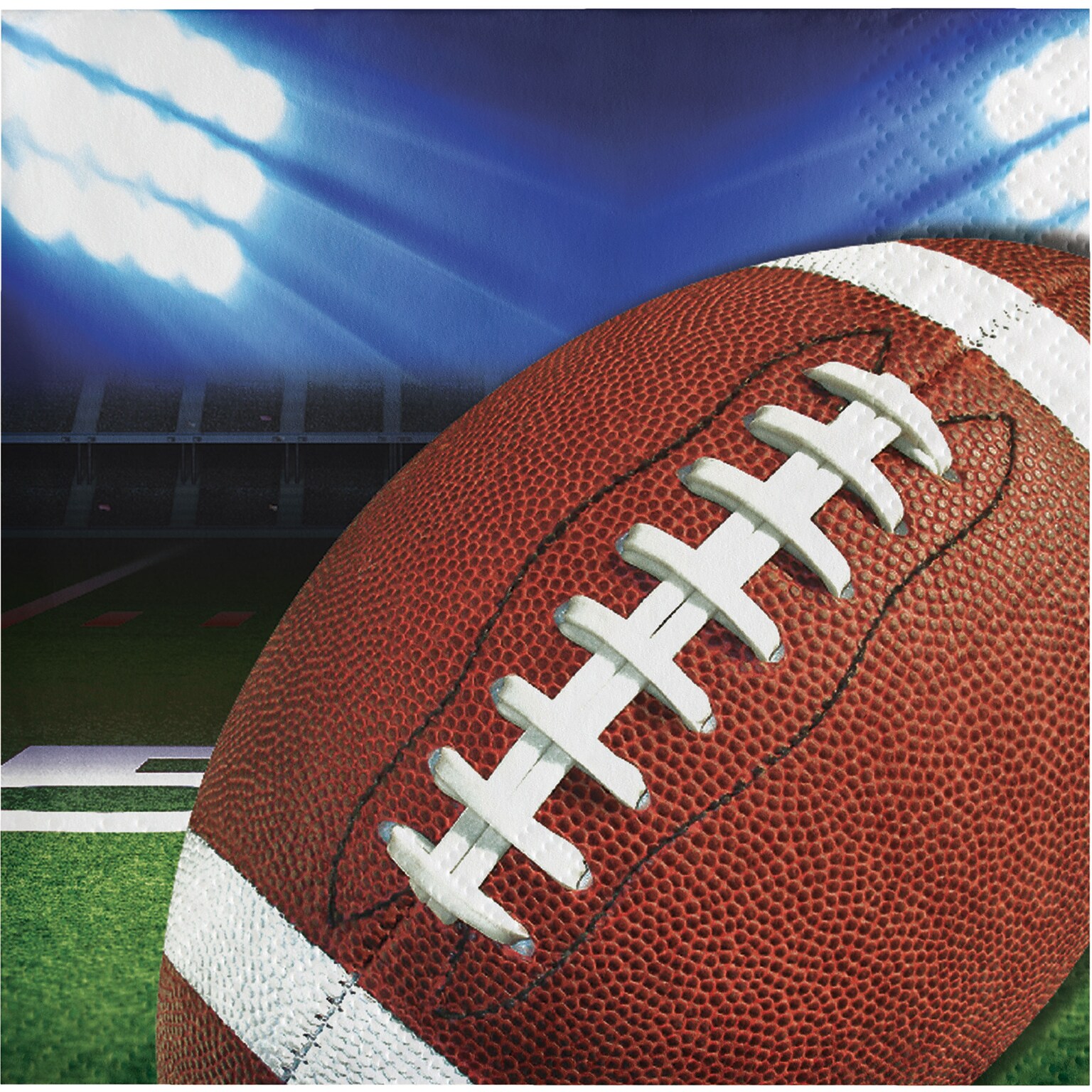 Creative Converting Football Party Paper Beverage Napkins, 192/Pack (331930)