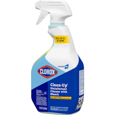 CloroxPro Clorox Clean-Up Disinfectant Cleaner with Bleach Spray, Original Scent, 32 oz. (CLO35417)