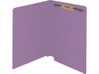 Medical Arts Press Reinforced End Tab File Folder, Straight Cut, Letter-Size, Lavender, 50/Box (S-01501-LAV)