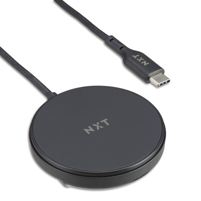 NXT Technologies™ Wireless Magnetic Charger Bundle for Most Smartphones, Black (NX60457)