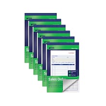Better Office 2-Part Carbonless Sales Order Book, 5.44 x 8.44, 50 Sets/Book, 6 Books/Pack (66106-6