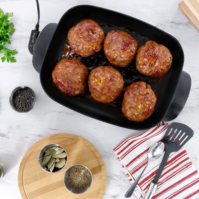 Megachef Electric Fry Pan, Black (935122212M)