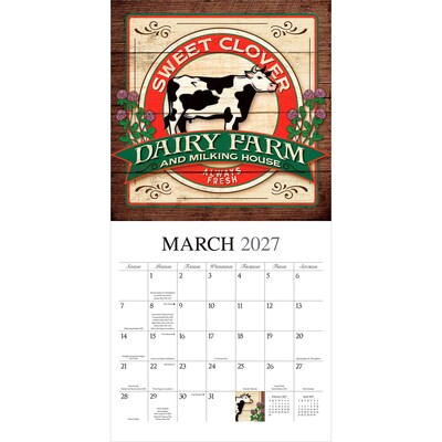 2027 BrownTrout Farmer's Market 12" x 12" Monthly Wall Calendar (9781773728872)