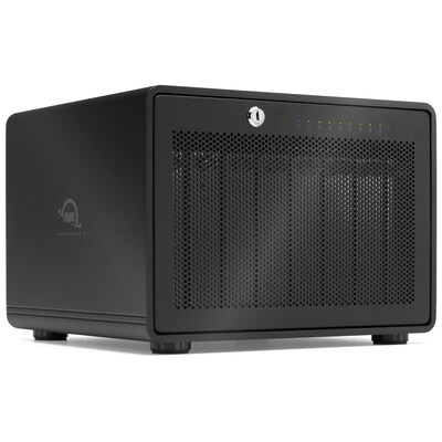 OWC ThunderBay 8 8-Bay Thunderbolt 3 RAID Enclosure, SSD & HDD, Black (OWCTB38JBKIT0)
