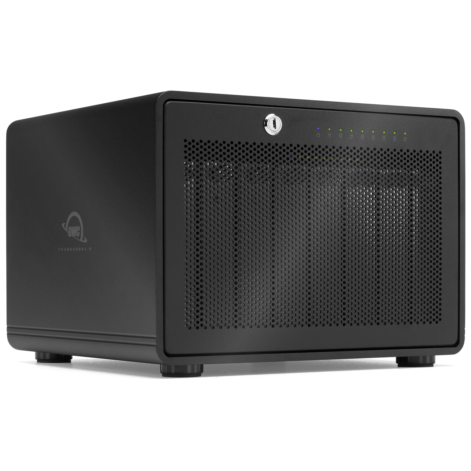OWC ThunderBay 8 8-Bay Thunderbolt 3 RAID Enclosure, SSD & HDD, Black (OWCTB38JBKIT0)