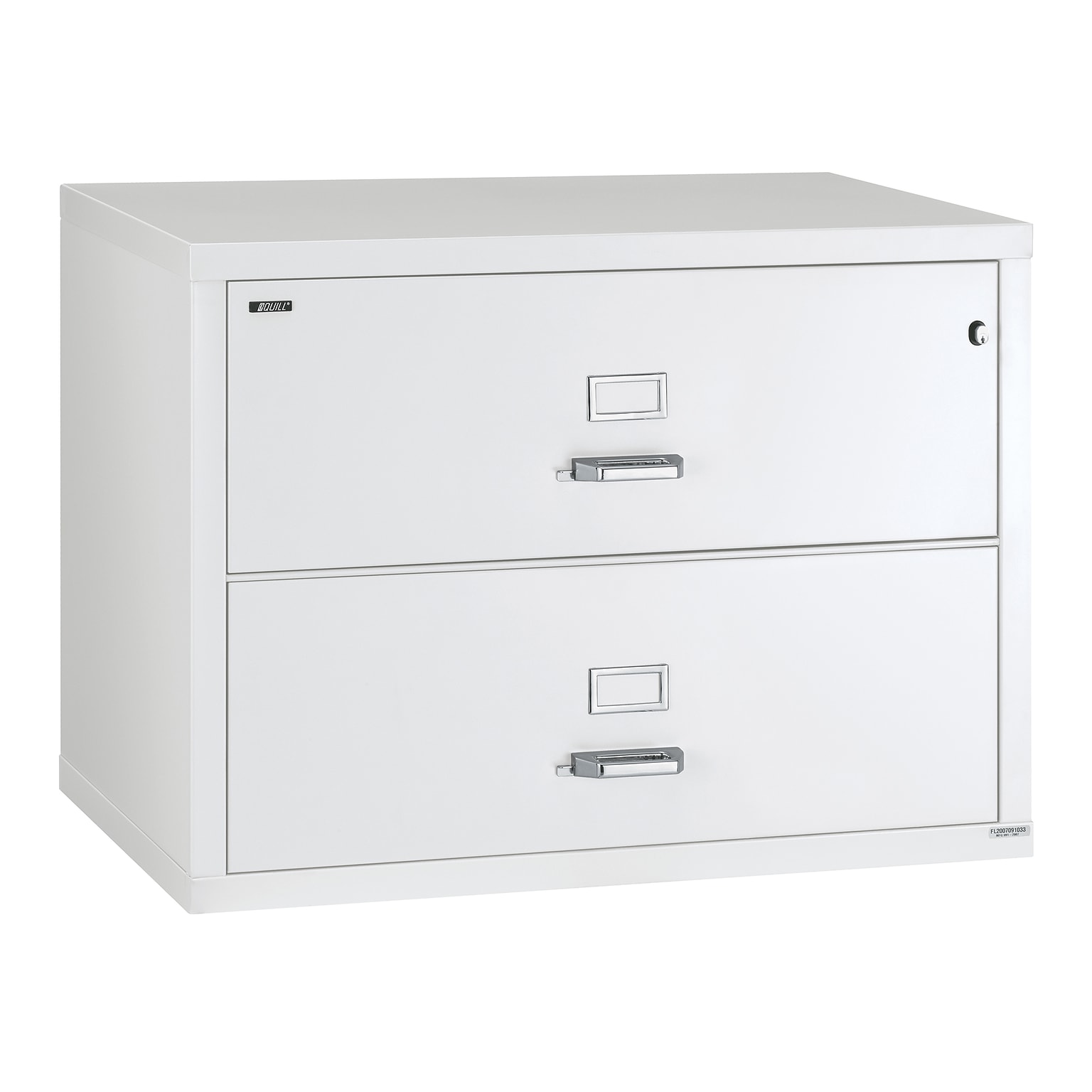 Quill Brand® 31 2-Drawer Fire Resistant Lateral File Cabinet with Lock, Letter/Legal, Artic White (Q231LATAW)