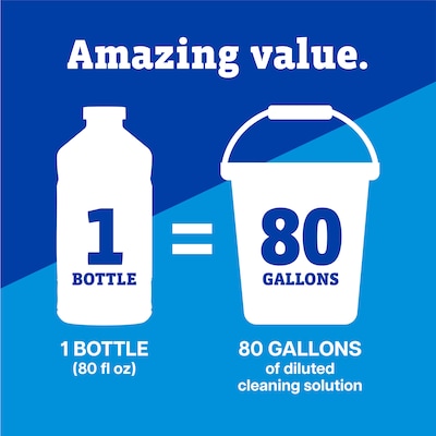 Pine-Sol Multi-Surface Cleaner Degreaser, Lavender Clean Scent, 80 fl. oz., 3/Carton (60608)