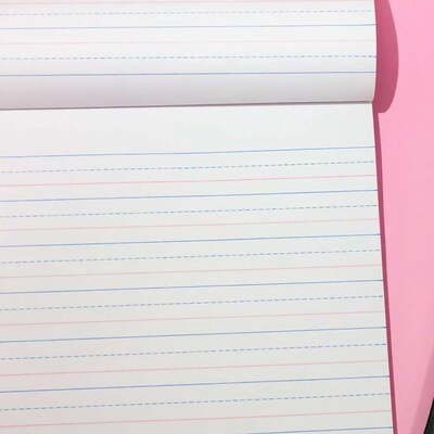 Bazic Handwriting Practice Paper, 10.5" x 8", White, 50 Sheets/Pad, 12 Pads/Bundle (BAZ543-12)