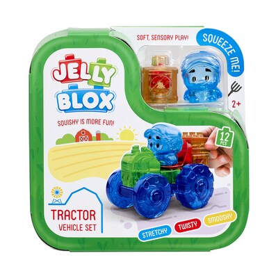 Goliath Jelly Blox Tractor Vehicle Set, 12 Pieces/Set (PRE932940)