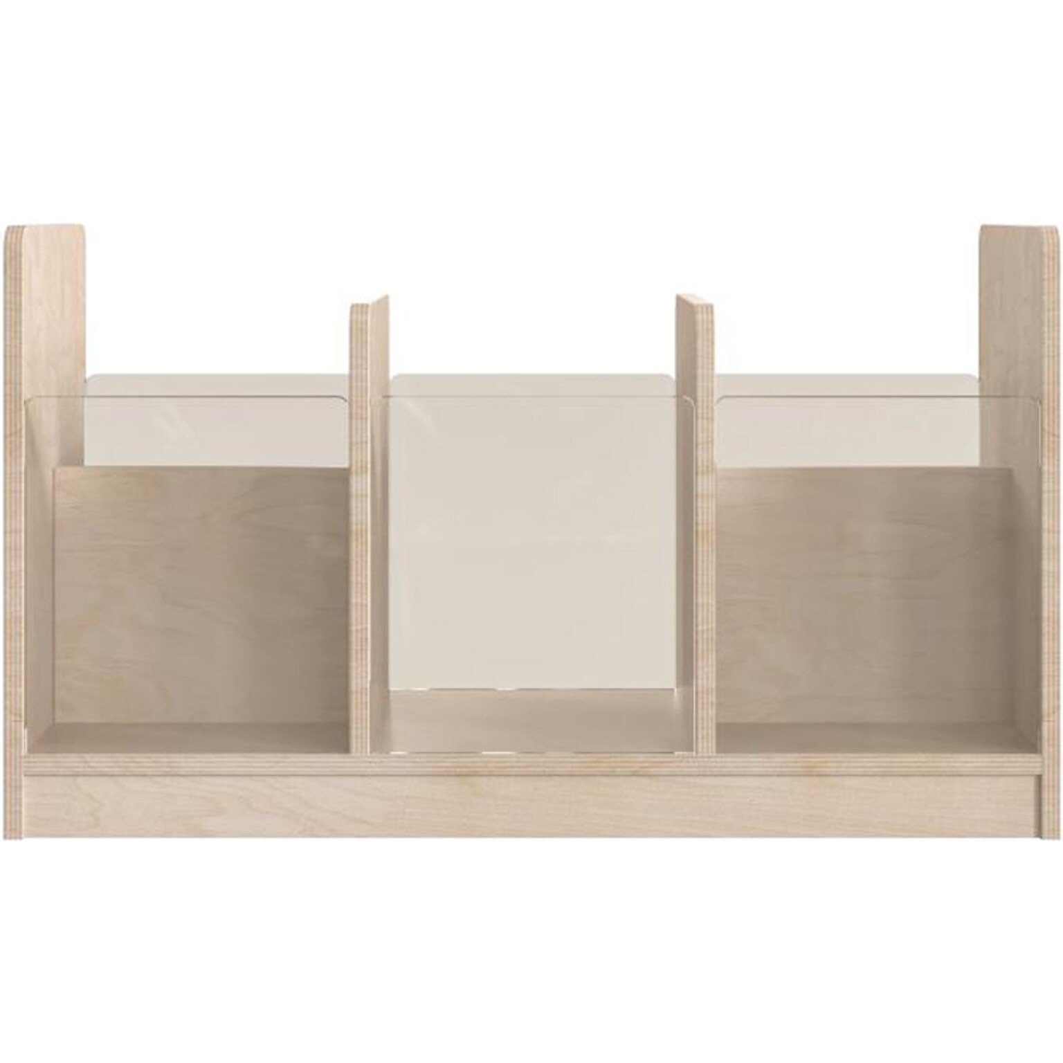 Flash Furniture Bright Beginnings 5-Section Storage Unit, 16H x 31.5W x 13D, Brown (MK-KE24558-GG)
