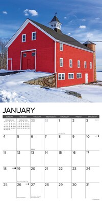 2026 Willow Creek Barns 12" x 12" Monthly Wall Calendar (50057)