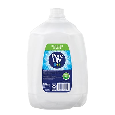 Pure Life Distilled Water, 128 oz. Bottle, 6/Pack (NLE12532472) | Quill