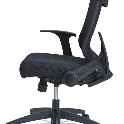 Alera® EB-K Series Height Adjustable Arm Ergonomic Mesh Computer and Desk Chair, Black (ALEEBK4217)