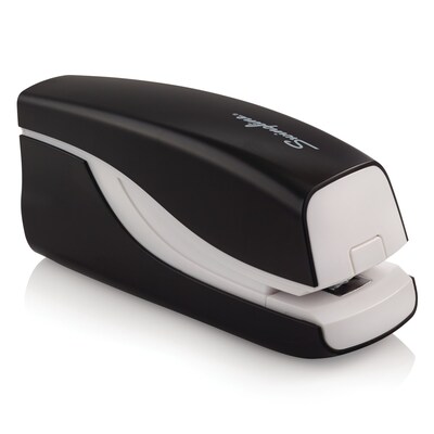 Swingline Breeze Electric Desktop Stapler, 20-Sheet Capacity, Staples Included, Black/White (42131/43132)