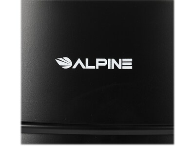 Alpine Stainless Steel Trash Can, 50-Gallon, Matte Black (ALP475-50-BLK)