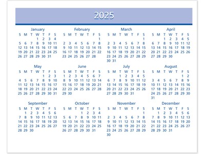 2025 AT-A-GLANCE QuickNotes Flip-A-Week 7" x 5.5" Weekly Desk Calendar Refill, Multicolor (SW706-50-25)