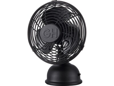 Good Housekeeping 5" Oscillating Portable Fan, 1-Speed, Black (92514)