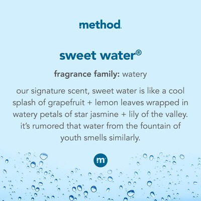 Method Foaming Hand Soap, Sweet Water Scent, 10 Oz. (00361)
