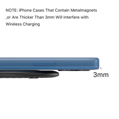 MyBat Pro Wireless Fast Charging Pad 15W, Universal Compatibility, Black (CGK311001)