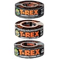 T-REX Heavy Duty Duct Tape, 1.88 x 30 Yds., Black/White/Gray, 3 Rolls/Pack (TRBWG-STP)