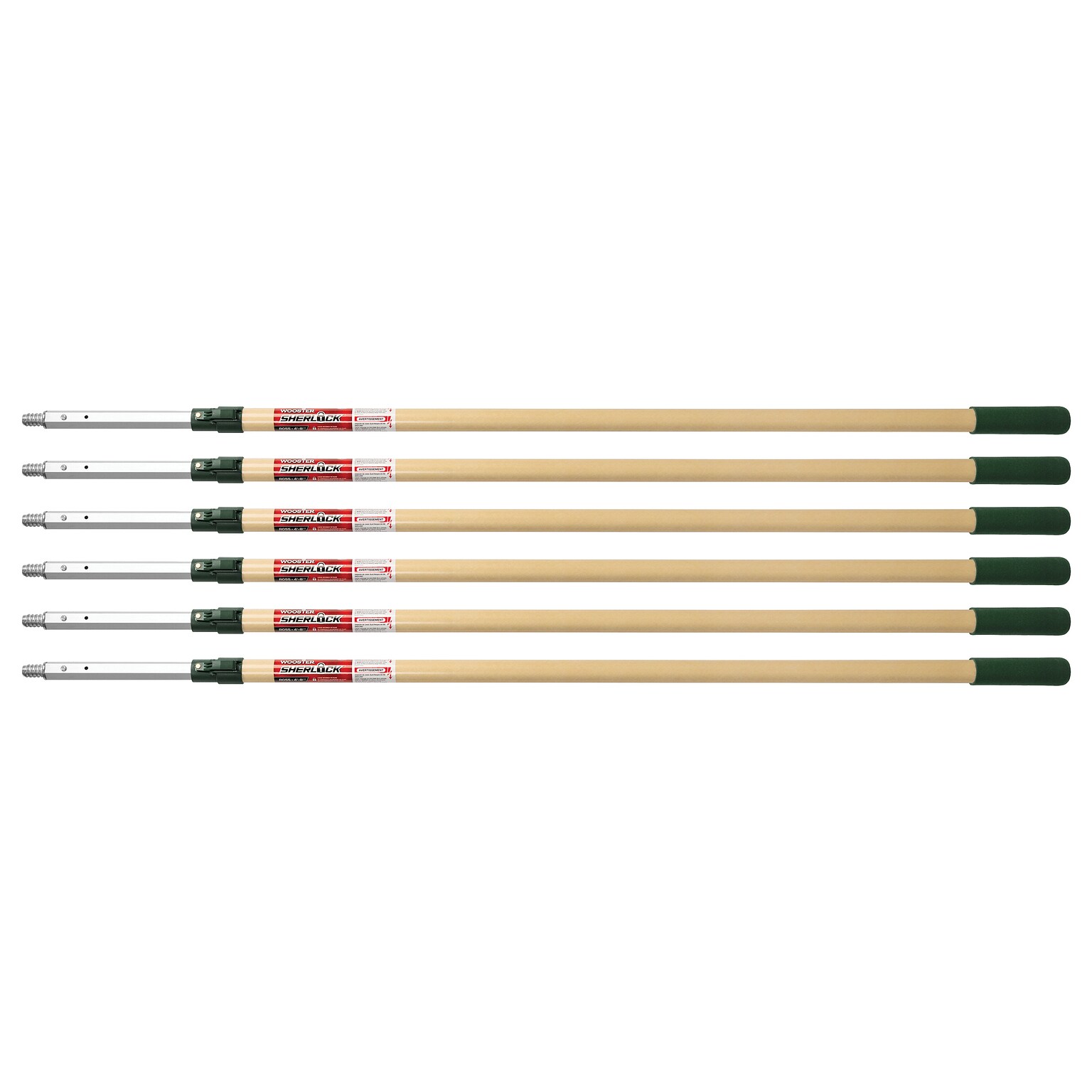 Wooster Brush Sherlock Extension Pole, 4-8L, 6/Box (00R0550000)