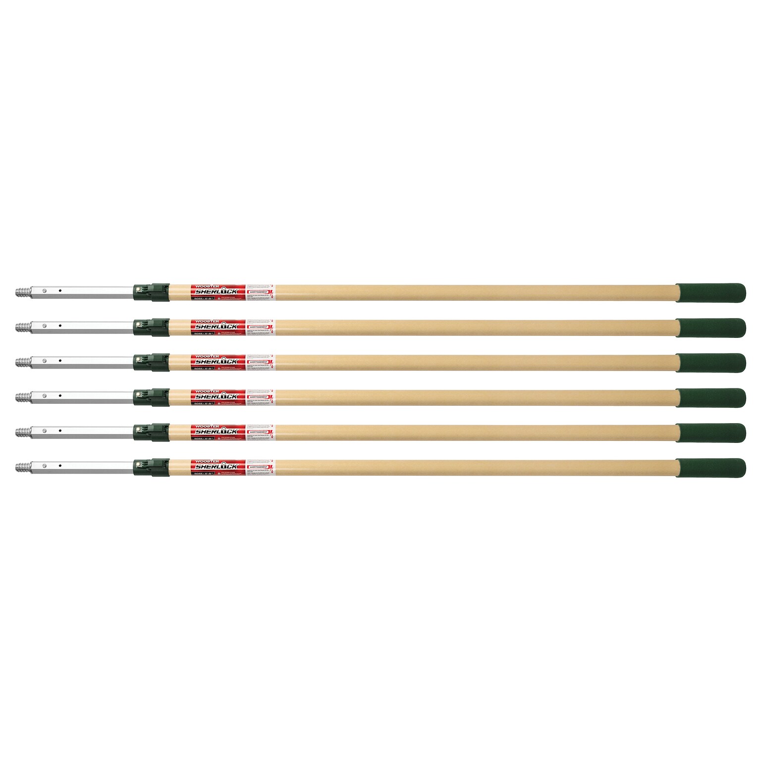 Wooster Brush Sherlock Extension Pole, 4-8L, 6/Box (00R0550000)
