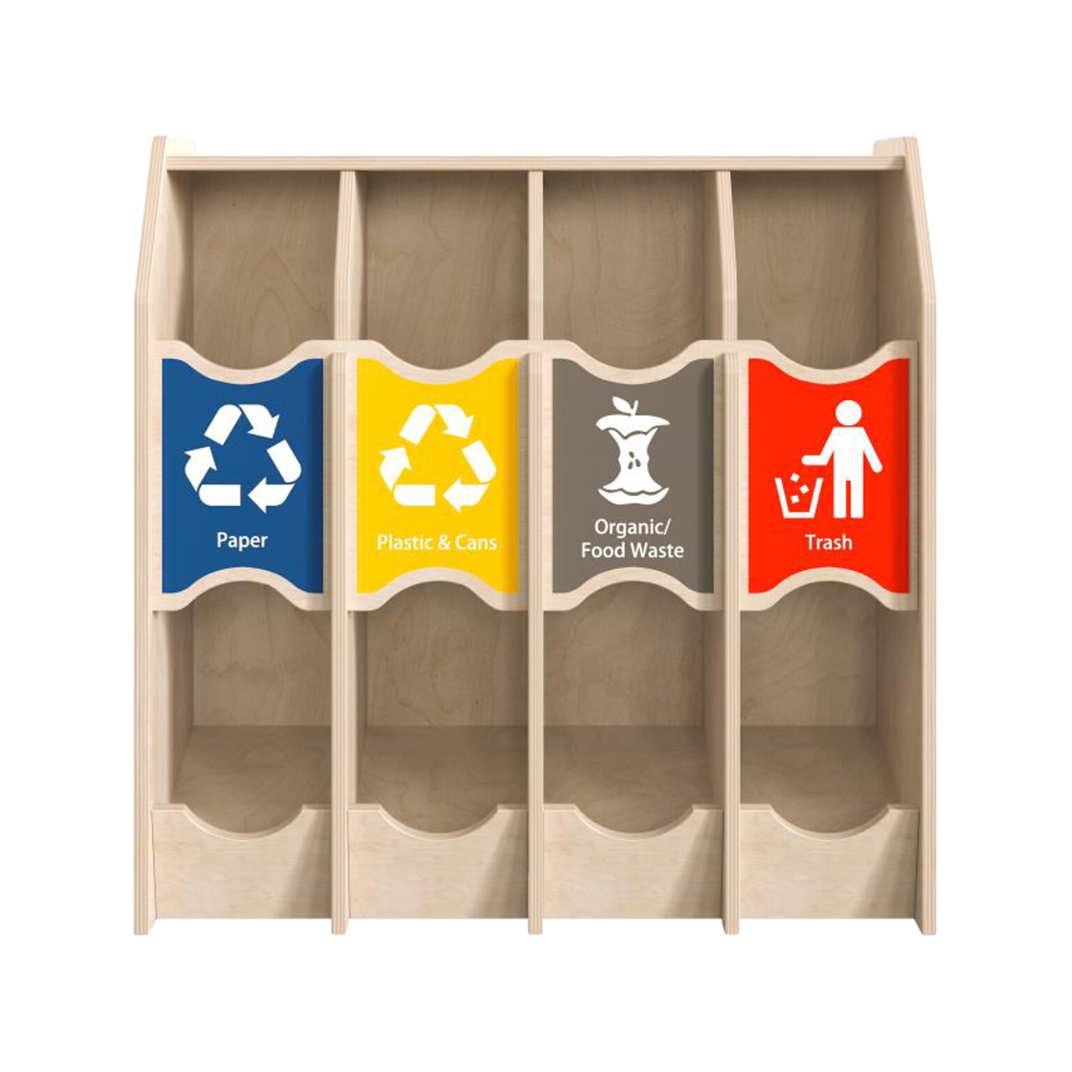 Flash Furniture Bright Beginnings Childrens Recycling Station (MK-ME17154-GG)