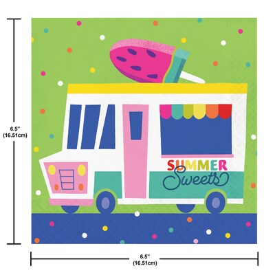 Creative Converting Summer Social Tableware Kit, Serves 8 (DTC9215E2A)