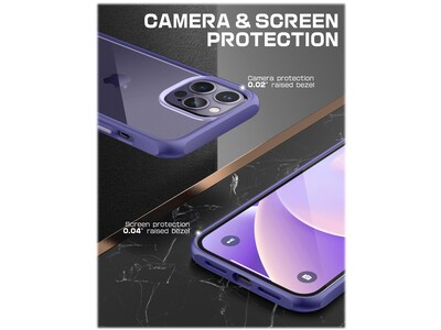 SupCase Unicorn Beetle Deep Purple Slim Case for iPhone 14 Pro Max (SUP-iPhone2022Pro-6.7-UBStyle-Mauve)
