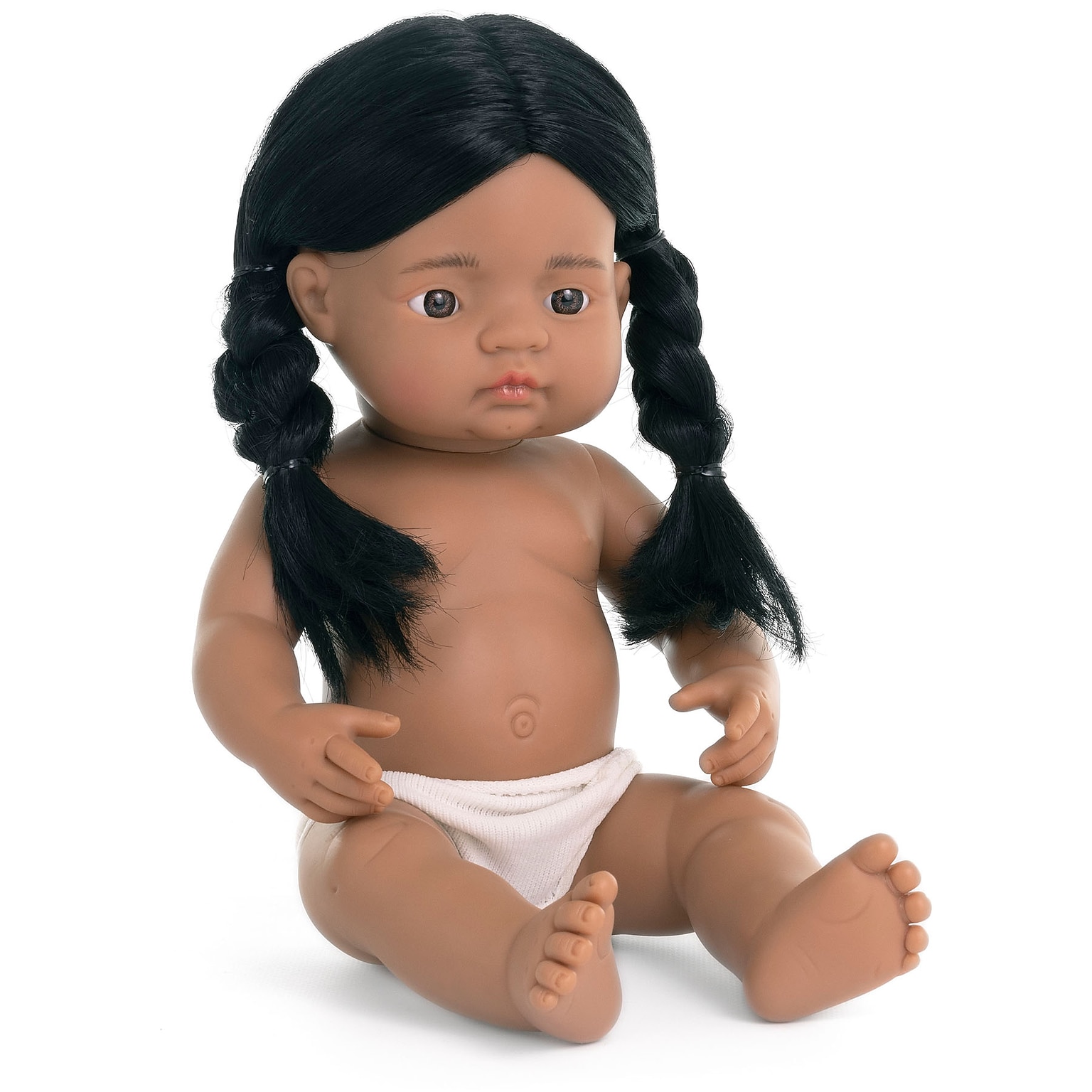 MINILAND Anatomically Correct 15 Baby Doll, Native American Girl (MLE31240)