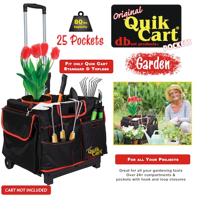 Dbest Quik Cart Pockets Organizer, Black (01-801)