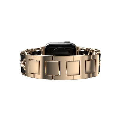 LAX Stylish Metallic Band for Apple Watch, Gold