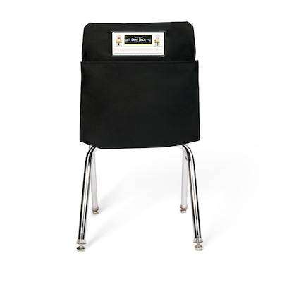 Seat Sack Seat Storage, 9.45 x 8.07 x 10.83, Black, 25/Pack (14193)