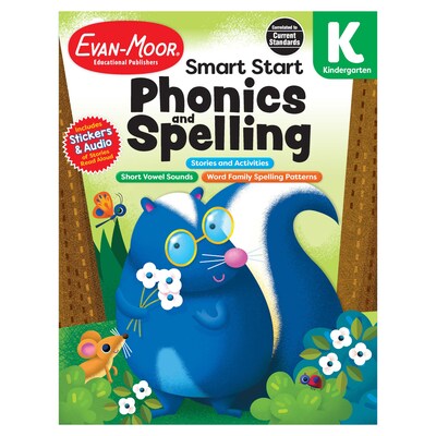 Evan-Moor Early Learning Spelling Activity Book Bundle, Grade K Workbook, 2/Set (EMC6275)