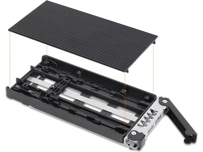 Icy Dock ToughArmor M.2 PCIe 4.0 NVMe SSD Enclosure for External 3.5" Drive Bay, Black (MB834MK-B V2)