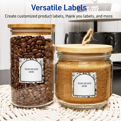 Avery Square Laser/Inkjet Multipurpose Labels, 3" x 3", White, 60/Pack (19479371009)